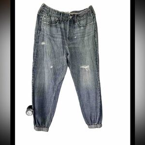 Rag & Bone Miramar Jogger Faux Jean Sweatpants Women’s Size L